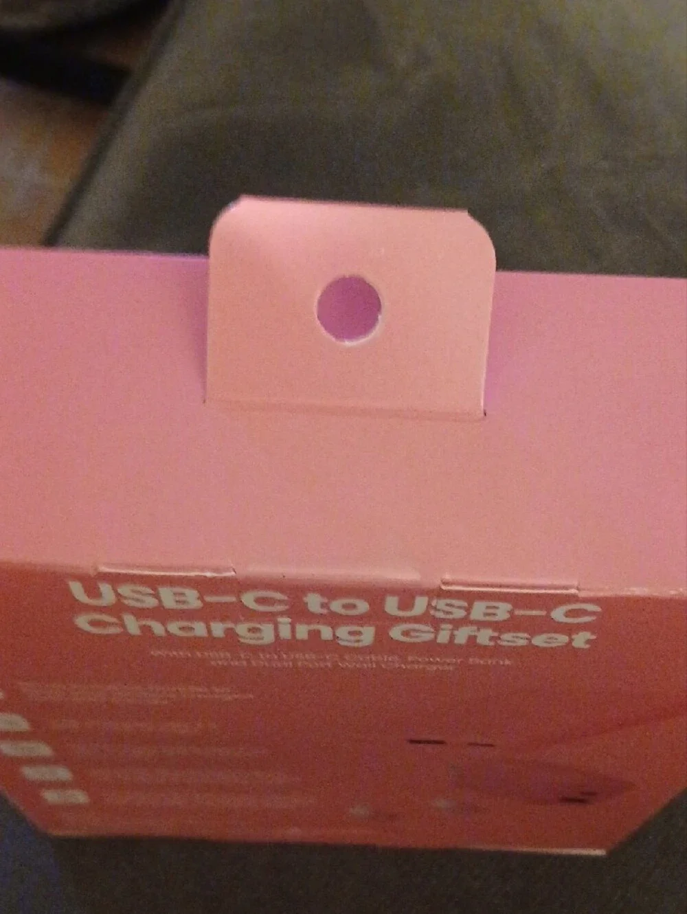 USB-C to USB-C Charging Giftset - Pink